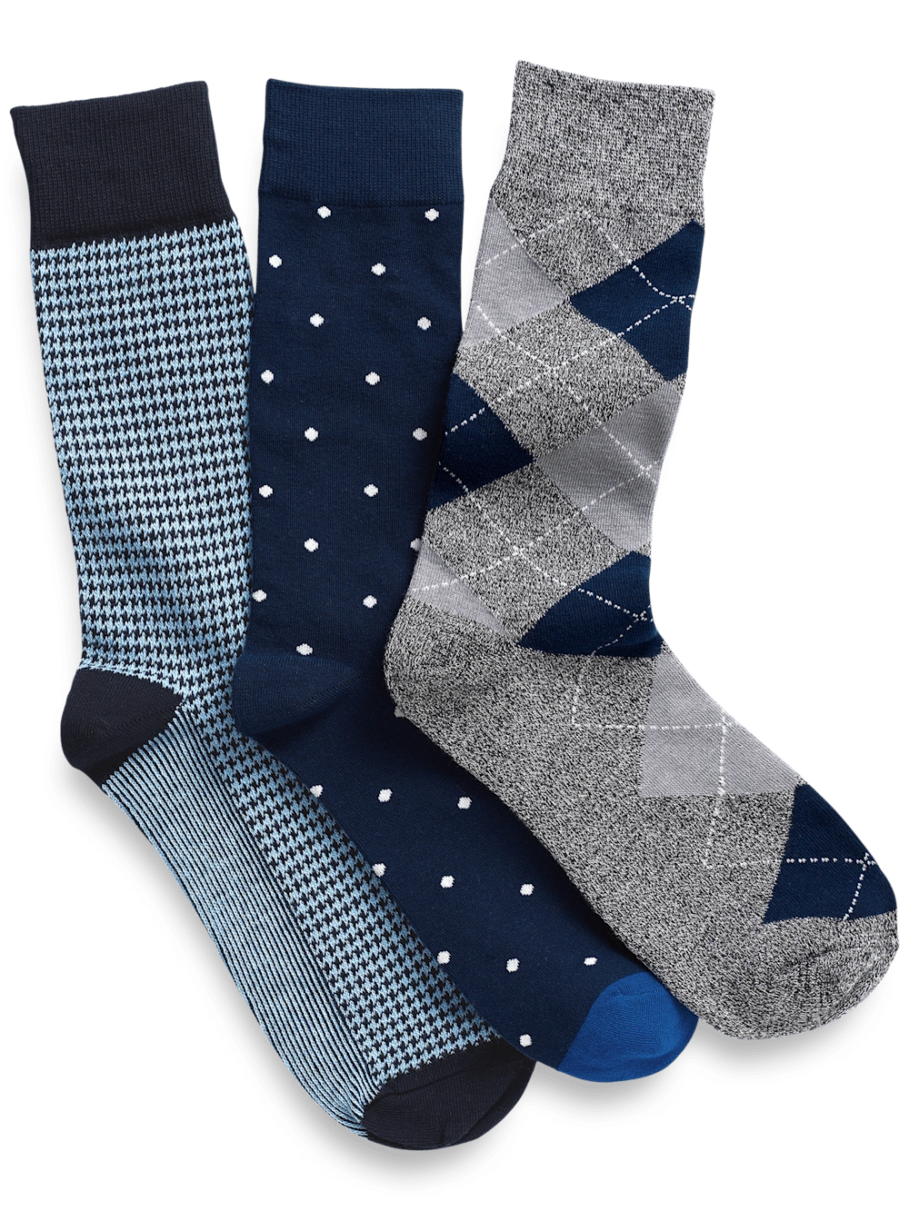 Navy Multi Socks: Your Feet's New Best Friends (3 Pack)